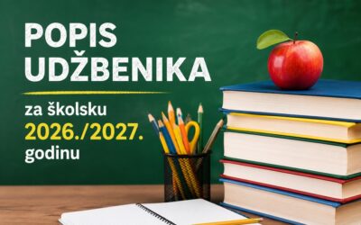 Popis udžbenika za školsku godinu 2026./2027.