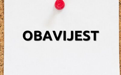 Obavijest za roditelje